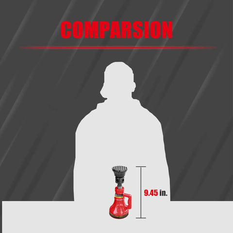 Beefy 5 Ton Screw Jack For Vehicles And Home Projects, Heavy Duty Car Support Jack With Height Adjustable 9.5 To 13.4 Inches in red