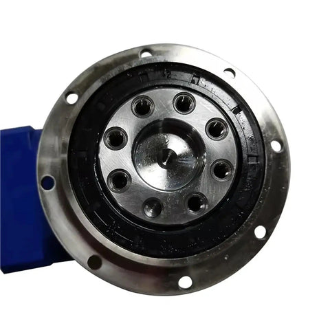 Top Shelf Padr Series Planetary Gearbox Speed Reducer With Rotary Flange Output And Hollow Shaft showing the output flange and design details.