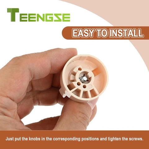 Gas Valve Knob Replacement 4 Pack For Robertshaw Thermostats And Compatible Models 1751 012 S1453A P3202 92 810 0109 810 0433