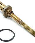 Temptrol Spindle Replacement for Harden Valves Brass Construction With Gasket Included on white background