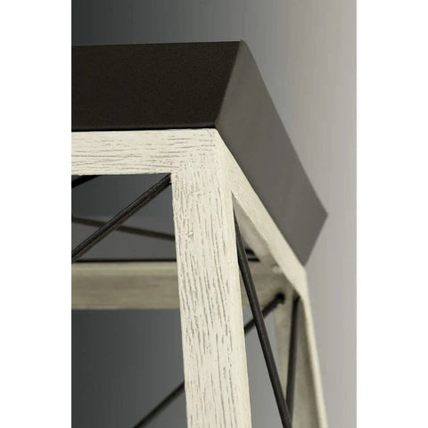 Detail of Dope Modern 1 Light Ceiling Flush Mount In Graphite Finish For Interior Kitchen Hallway Bedroom Living Room, 9.5 Inch By 9.5 Inch