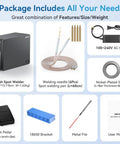 14.6 KW Capacitor Battery Spot Welder For 18650 And LiFePO4 Packs, 2 In 1 Auto And Foot Pedal Welding Machine accessories included