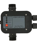 Automatic Water Pressure Controller Switch 220V for Self Priming Pumps and Jet Pumps, front view with control panel displayed