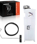 Electric Fuel Pump Module Assembly With Sending Unit For Dodge Ram 1500 2002 2003 3.7L 4.7L And 5.9L Gas Engine Replacement 5072763AA Fits Crew Cab Standard Cab Pickup Great For The Work Truck shown with packaging and components