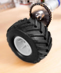 All Terrain Tire Kit For TETRIX MAX Robotics with monster truck style wheel and foam insert for traction