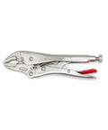 5 Piece Pro Grade Locking Pliers Set With Curved Jaw And Long Nose Pliers Featuring Wire Cutter Includes 5, 7, And 10 Inch Curved Jaw