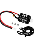 Beefed Up Brushed Motor With Mount For Losi Micro B And Micro T RC Cars 45T Plastic Pinion High Speed Acceleration