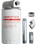 Heavy Duty Fuel Filter Spin On Particulate Replacement For Transfer Pumps 18 GPM 50 PSI Includes 1200KTG9075 Head and Connectors