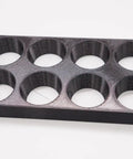 Storage Organizer Rack Tray For ER40 Collet CNC Milling Chuck Holder Lathe with 8 slots, durable 3D printed composite.