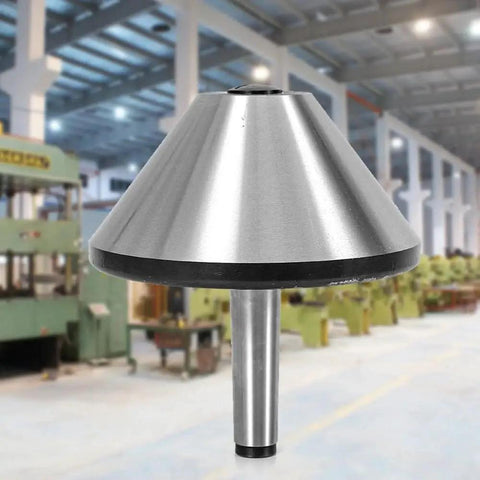 6 Inch MT3 Bull Nose Live Center for Lathe with Morse Taper No 3 75 Degree 5 29/32 Inch Shank Beefy Heavy Duty Machining Tool