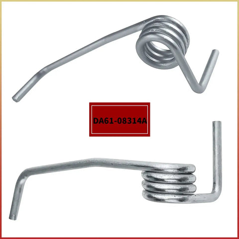 Fridge Door Divider Spring Replacement 2 pack for Samsung Refrigerators Fits DA61 03230B, showing metal springs close-up
