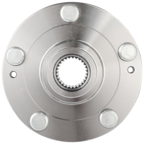 Rock Solid Front Wheel Hub Bearing 1 Piece Direct Fit Compatible With Hyundai Sonata Tucson XG350 Kia, front view