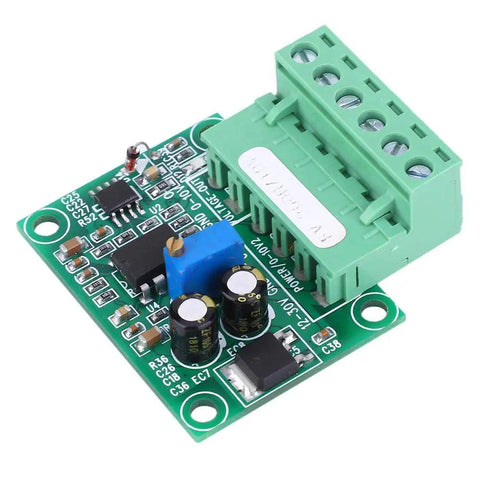 Frequency To Voltage Converter Module 0-200 Hz To 0-10 V Digital To Analog Converter, multicolor circuit board with connectors