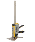DeWalt Tough Series Jacklift Portable Lift Compact Model DWHT83550 with yellow and gray design, sturdy base and adjustable height.