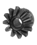 Close-up of bevel gear, 12 teeth, 1.5M module, 6mm shaft, steel, Bevel Gear Set One To One 12 Teeth Pinion With 6mm Shaft Hole One Point Five Module 90 Degree Steering Gear Built From Grade 45 Steel Dope Gear For DIY Hardware Robotics And CNC Projects