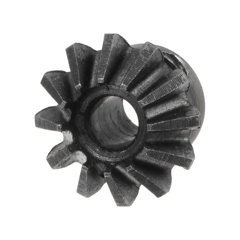 Close-up of bevel gear, 12 teeth, 1.5M module, 6mm shaft, steel, Bevel Gear Set One To One 12 Teeth Pinion With 6mm Shaft Hole One Point Five Module 90 Degree Steering Gear Built From Grade 45 Steel Dope Gear For DIY Hardware Robotics And CNC Projects