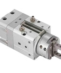 Professional Grade Heavy Duty Rotary Actuator Pneumatic Gripper Angle Finger Cylinder for Shop Automation, aluminum design.