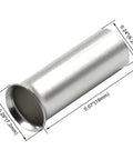 100 Pack AWG 6 And 16mm2 Copper Crimp Connectors 18mm Long Non Insulated Ferrule Pin Terminals EN16 18 Tin Plated Copper, side view