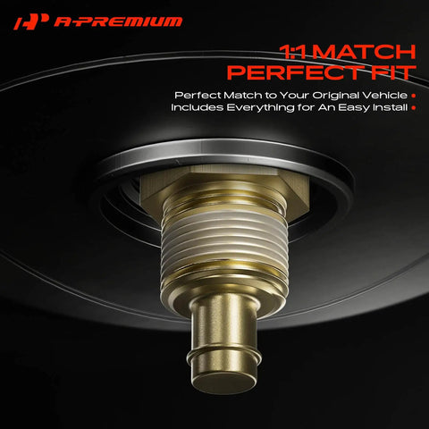 Close-up of Heavy Duty Engine Coolant Temperature Sensor For Audi And Volkswagen Models, showcasing plug and play installation details.