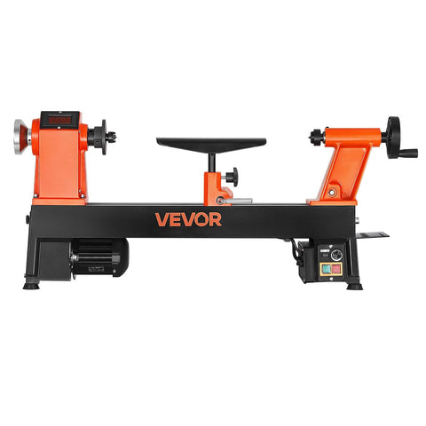 Benchtop Wood Lathe With 1 HP Motor, Variable Speed 150 To 3800 RPM, 12 By 18 Inch Work Area, Cast Iron Frame, Brushless DC Motor