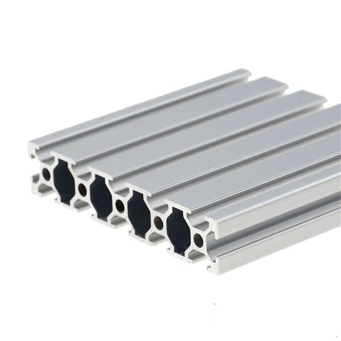 European Standard Aluminum Profile 20x100mm Extrusion Frame With Linear Rail for DIY Workstation Builds, close-up of extrusion design