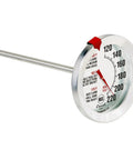 Stainless Steel Oven Safe Meat Thermometer With Extra Large 2.5 Inch Dial And Clear Temperature Labels For Beef Poultry Pork And Veal Pro Grade Kitchen Tool Chefs Rely On Silver NSF Certified