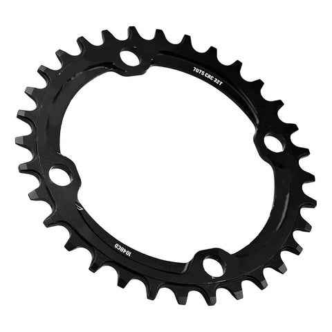 Narrow Wide Chainring For Mountain Bikes Single Chainring 32T 34T 36T 38T 104mm BCD Carbon Steel Black Lightweight
