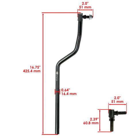 Beefed Up Steering Sector Drag Link Kit For John Deere L Series Tractors L100 L105 L107 L108 L110 L111 L118 L120 L130 G110 Replacement Gear Pinion Shaft Bushings Dust Caps Spindle Links, black steel drag link with 16.75 in length