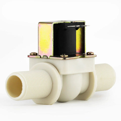 Water Flow Control Meter With LCD Display, Plug And Play, Hall Sensor Flow Meter, Three Quarter Inch Ports, Real Time Flow Rate And Totalizer