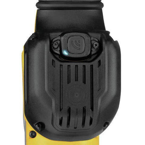 Close-up of smart anti-rotation clutch on Heavy Duty SDS Max Rotary Hammer Drill With One Seven Eighth Inch Chuck Capacity.