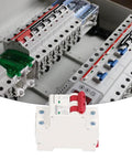 Miniature Circuit Breaker DZ47-63 C40 2 Pole Rail Mount For Industrial DIN Rail Systems Low Voltage DC 1000V 40A in panel