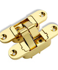 180 Degree Swing Concealed Hinges for Wood Doors and Folding Doors, Heavy-Duty 60Kg Capacity, Two-Piece Hidden Door Hardware