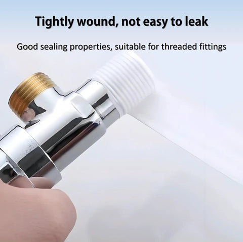 PTFE Thread Seal Tape 4 Pack High Density Leakproof Plumbing Tape White For Pipes And Faucets DIY Friendly Waterproof And Heat Resistant