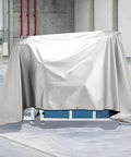 Top Shelf Jumbo Machine Cover Tough As Nails Breathable Rust Proof Fabric, silver black, 57x38 inches, protecting heavy gear.