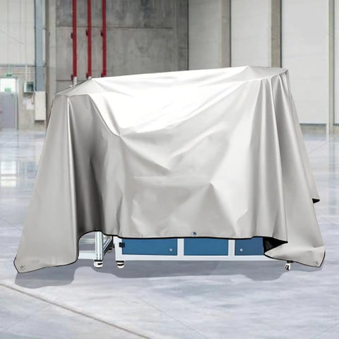 Top Shelf Jumbo Machine Cover Tough As Nails Breathable Rust Proof Fabric, silver black, 57x38 inches, protecting heavy gear.