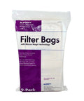 Generation Series Vacuum Bags And Belt Kit For G6 And Ultimate G Models package showing 9-pack of filter bags