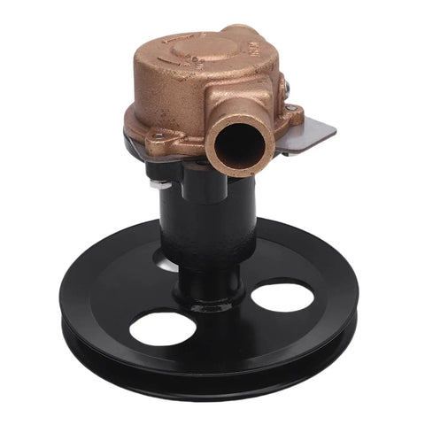Upgrade Your Marine Engine Performance With This Heavy Duty Sea Brass Metal Alloy V Belt Pulley Impeller Kit That Fits Sherwood G20 G21 And 302 351 Models Featuring One Inch Inlet Outlet For A Direct Reliable Swap, brass marine pump