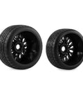 RC Car Repair Kit For Felony Infraction RWD And Mustang GT 1/7 Scale, 2 Rear Wheels With 17mm Hex Hubs, Durable Drift Tires