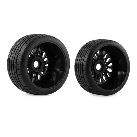 RC Car Repair Kit For Felony Infraction RWD And Mustang GT 1/7 Scale, 2 Rear Wheels With 17mm Hex Hubs, Durable Drift Tires