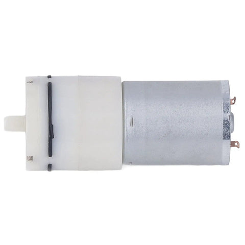 Side view of Beefed Up 6V 12V 24V DC Vacuum Pump For Medical Equipment Micro Pneumatic Diaphragm Air Pump Quiet And Efficient Built In Pressure Switch