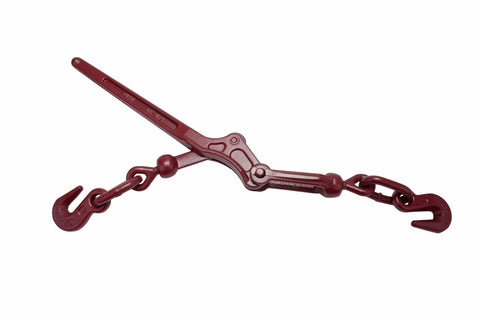 Heavy-Duty Grade 70 Transport Chain And Binder Kit With Four Three-Eighths Inch By Twenty-Foot Chains And Four Lever-Style Binders