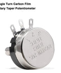 Pro Grade 10K Potentiometer Rotary Pot With Carbon Film Single Turn Taper For Inverter Speed Control And Motor Regulation