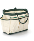 Durable Gardening Tote Bag With Nine Pockets Made From Sturdy Oxford Cloth, easy to clean, with multiple exterior pockets.
