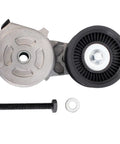 Heavy Duty Serpentine Drive Belt Component Kit With Accessory Tensioner Assembly For Smooth Operation Keeps Your Ride Running Great And Quiet, tensioner and bolt