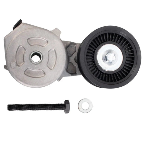 Heavy Duty Serpentine Drive Belt Component Kit With Accessory Tensioner Assembly For Smooth Operation Keeps Your Ride Running Great And Quiet, tensioner and bolt