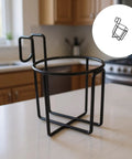 Stainless Steel Cup Holder Stand For Kitchen Counter And Outdoor Adventures Space Saving Water Bottle Organizer Rack Ultra Versatile Utensil