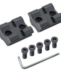 2 Piece 21.2 Inch Rails For Savage Rascal Scope Mount Base Kit Built From Hard Anodized Aluminum With Matte Black Finish, bolts, and tool