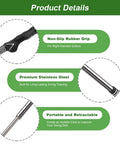 Retractable Golf Swing Trainer With Click Sound And Posture Correction Arm Band For Right Handed Golfers details image