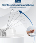 Reinforced base of 16 Pack 5 To 6 Inch Recessed LED Can Lights With Baffle Trim Dimmable IC and Damp Rated featuring durable springs