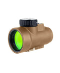 MRO SD 1x25 Red Dot Sight with Adjustable LED, 2.0 MOA Dot, Coyote Brown Anodized Finish, fast target pickup, side view